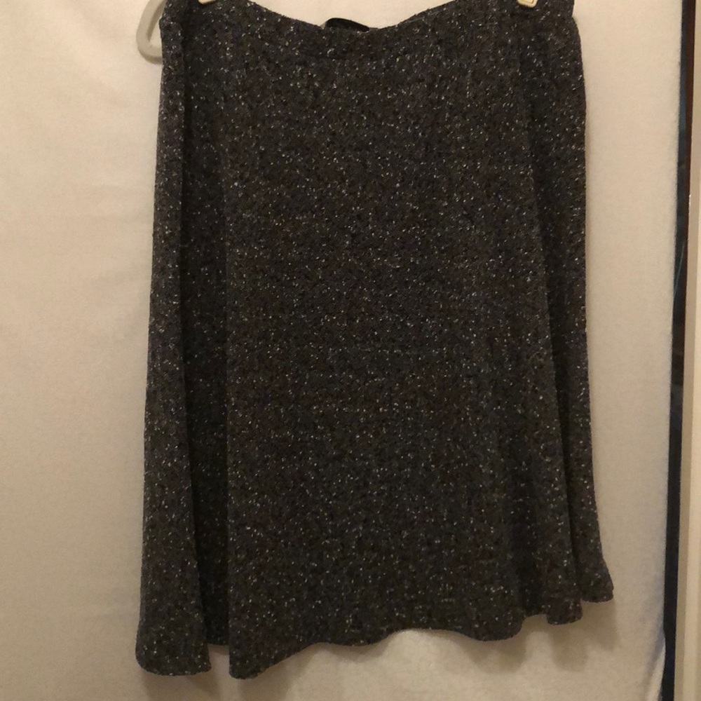 Gray pebbly A-line skirt 18/20